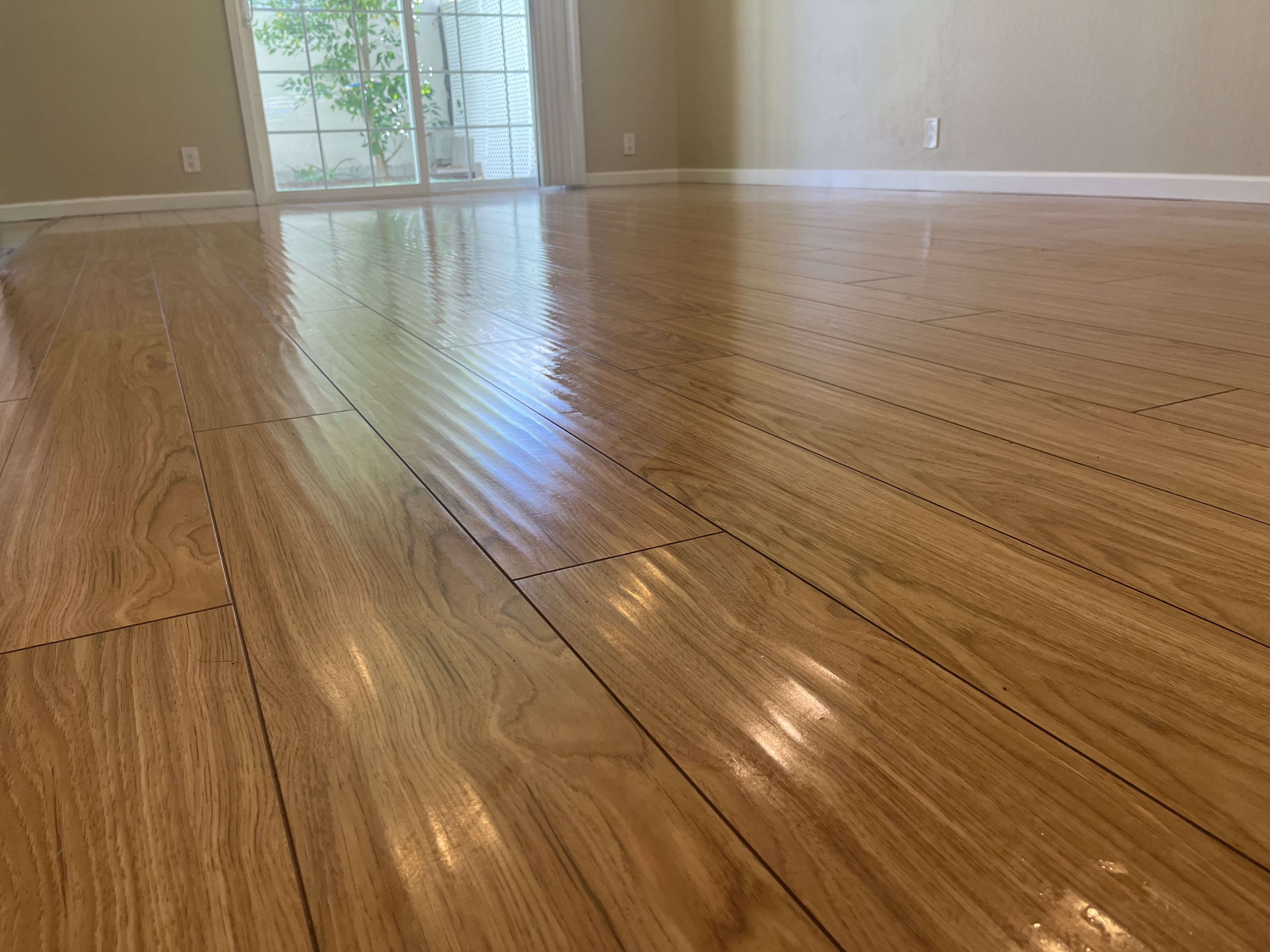 After: bathroom renovated cleaning